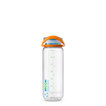 Back view of 750ml HydraPak Recon™ water bottle with twist cap, bail handle and measurement markings – Confetti