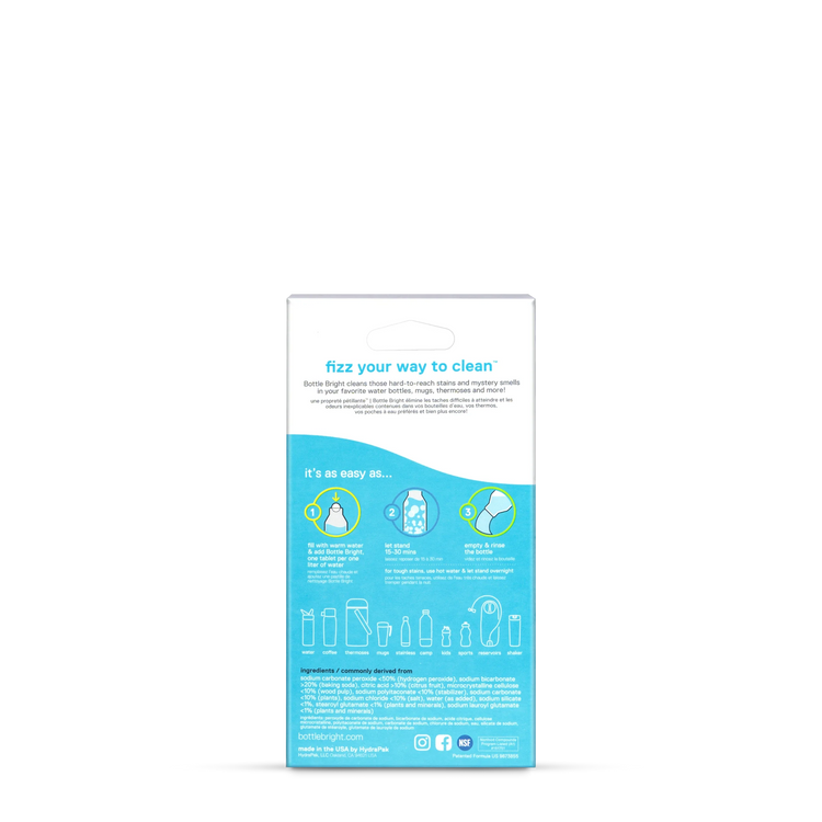 Bottle Bright® Cleaning Tablets (12 Tablets)
