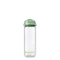 Front view of 750ml HydraPak Recon™ water bottle with twist cap and bail handle – Evergreen/Lime 
