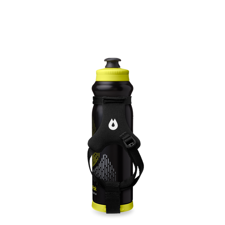 Side view of Tempo Pro 400ml with handle facing forwards. Colour: Black 